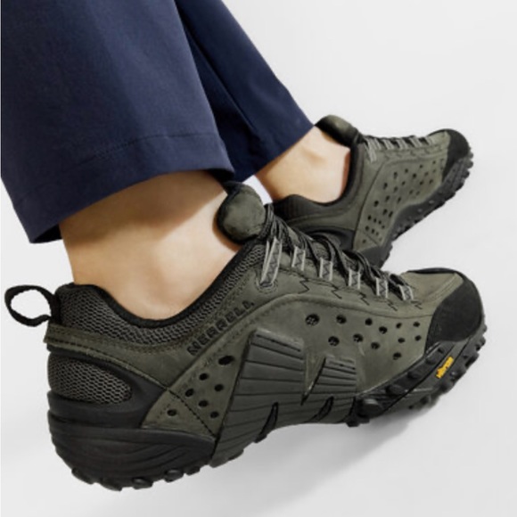 Merrell Intercept Hiking Shoes Men's 10 Castle Rock Sneakers NWB - Picture 4 of 12